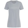 Womens Active Sports Tees silver grey